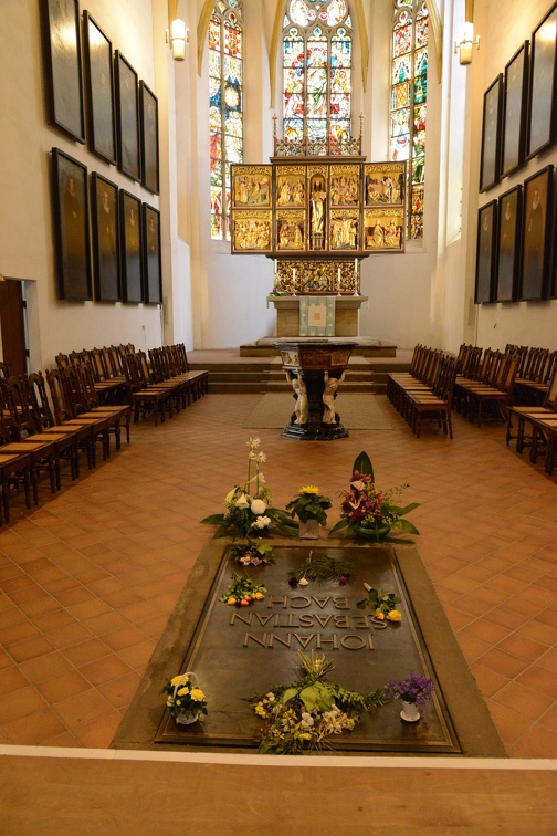 Bach Burial Site in the Thomaskirche